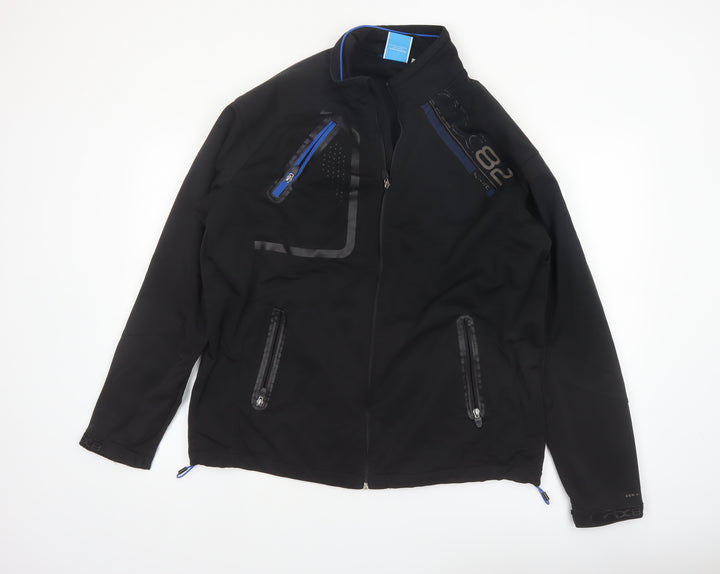 Next NX Sport Men's Black XL Softshell Jacket Windproof Water Resistant