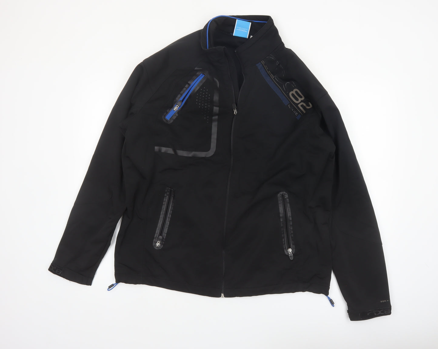 Next NX Sport Men's Black XL Softshell Jacket Windproof Water Resistant