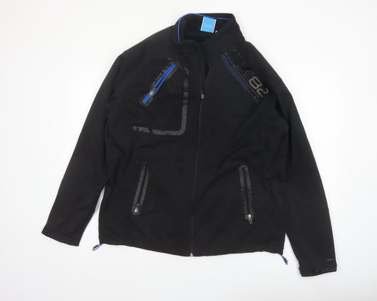 Next NX Sport Men's Black XL Softshell Jacket Windproof Water Resistant
