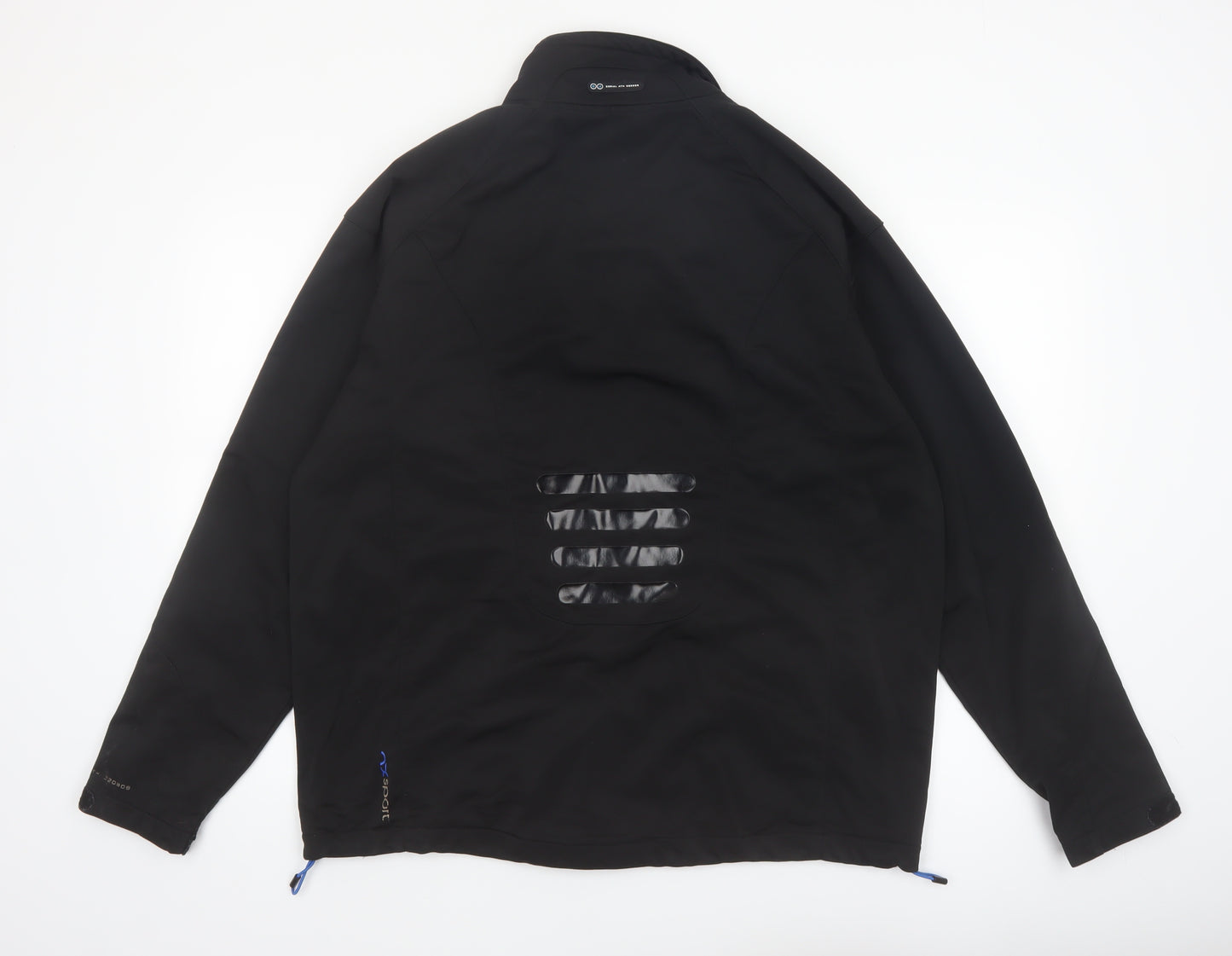 Next NX Sport Men's Black XL Softshell Jacket Windproof Water Resistant