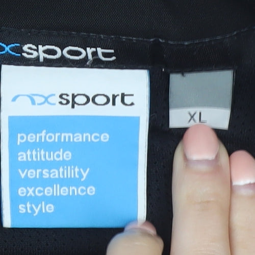 Next NX Sport Men's Black XL Softshell Jacket Windproof Water Resistant