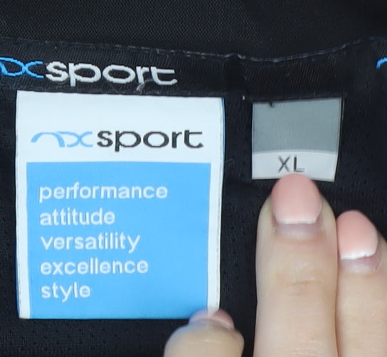 Next NX Sport Men's Black XL Softshell Jacket Windproof Water Resistant