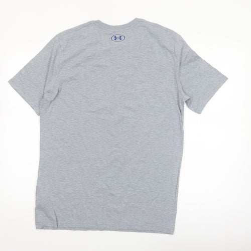 Under Armour Men's Grey Medium Graphic Sports T-Shirt