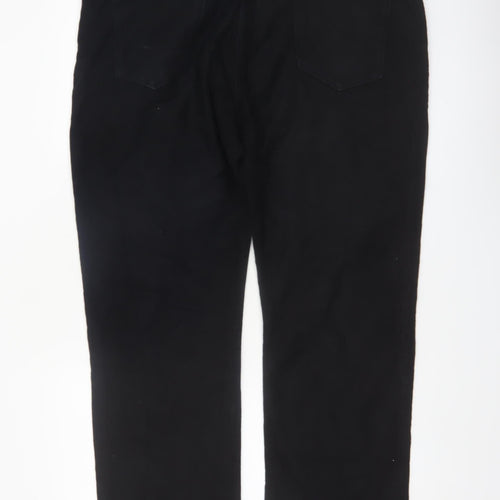 Marks and Spencer Men's Black Regular Fit Chino Trousers 40in Waist 31in Leg