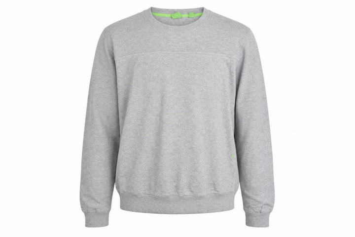 Hugo Boss Men's Grey Crew Neck Logo Sweatshirt Medium