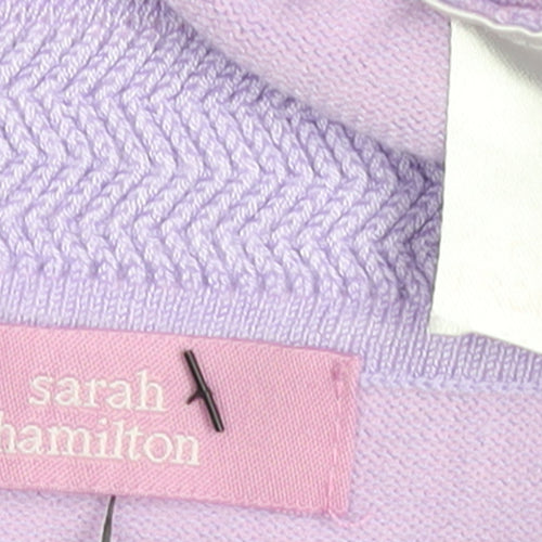Sarah Hamilton Women’s Purple Crew Neck Long Sleeve Jumper L