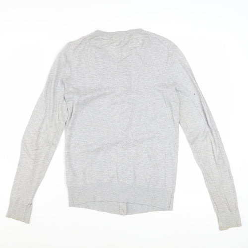 Banana Republic Women’s Grey Cotton Blend Button Cardigan Size S