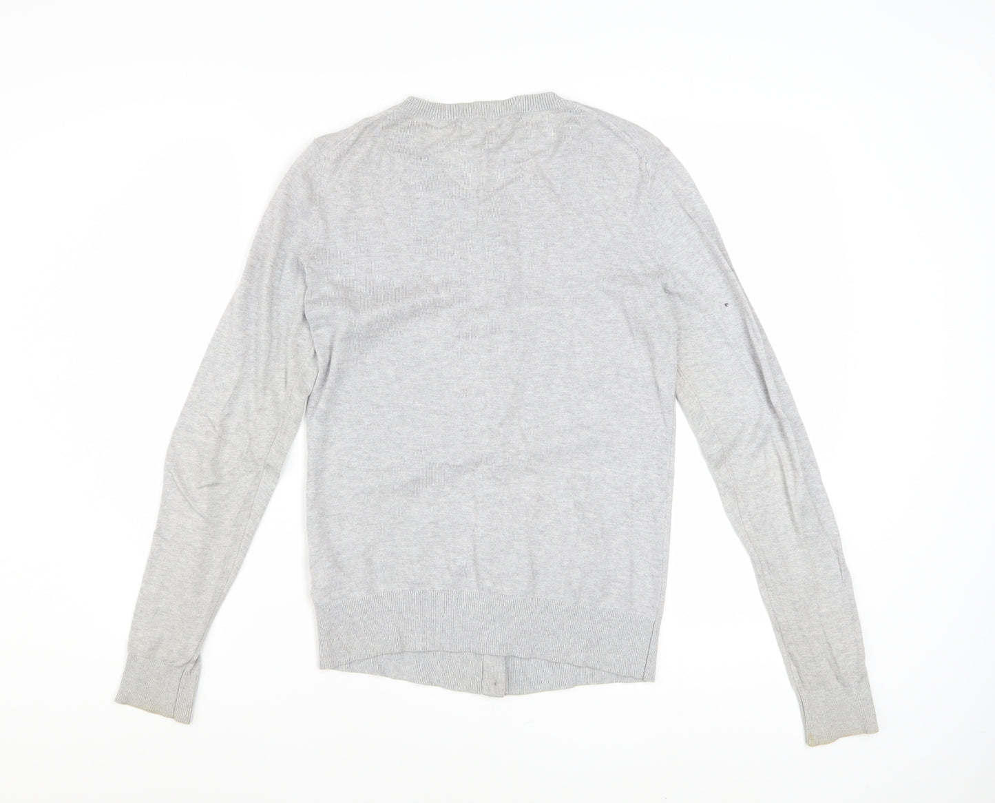 Banana Republic Women’s Grey Cotton Blend Button Cardigan Size S