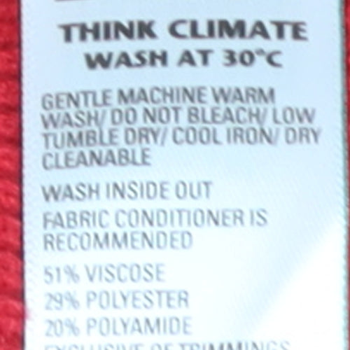 Marks and Spencer Women’s Red Roll Neck Knit Jumper Size L