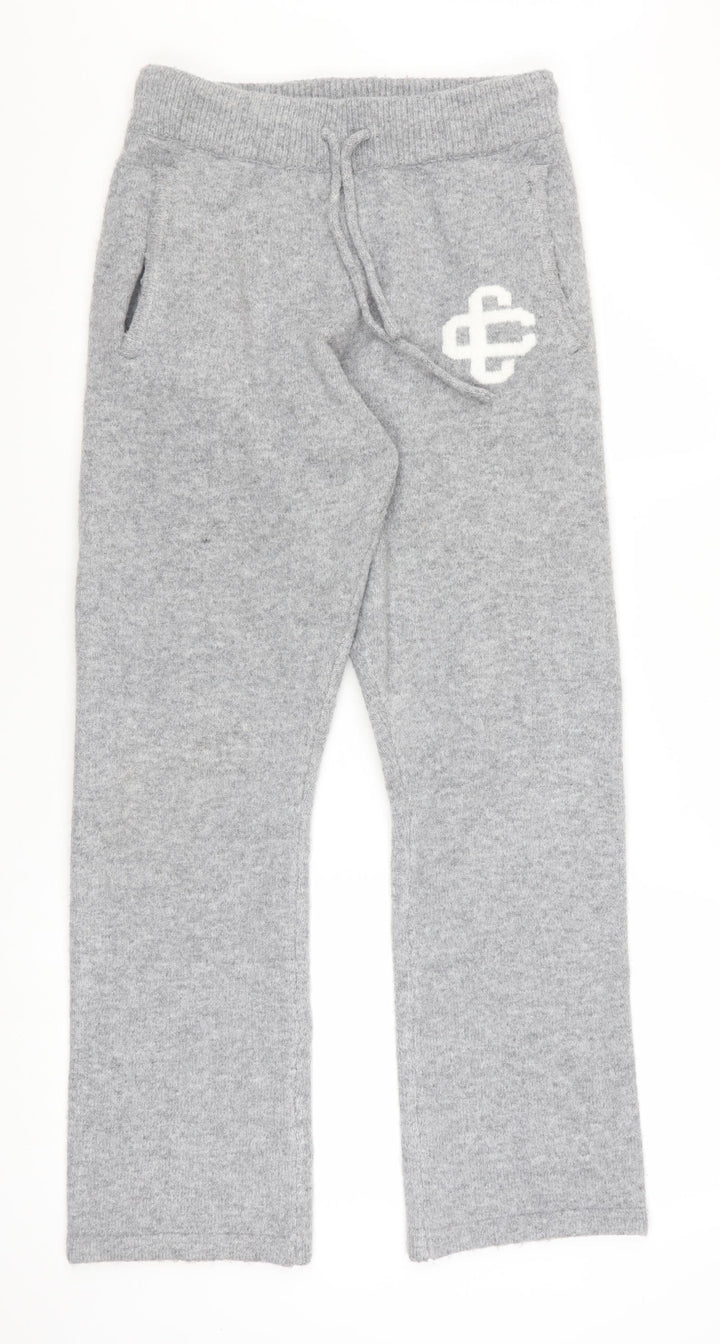 Couture Womens Grey Knit Sweatpants XS Elastic Waist Casual Trousers