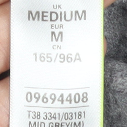 Marks and Spencer Womens Grey Cashmere High Neck Jumper M