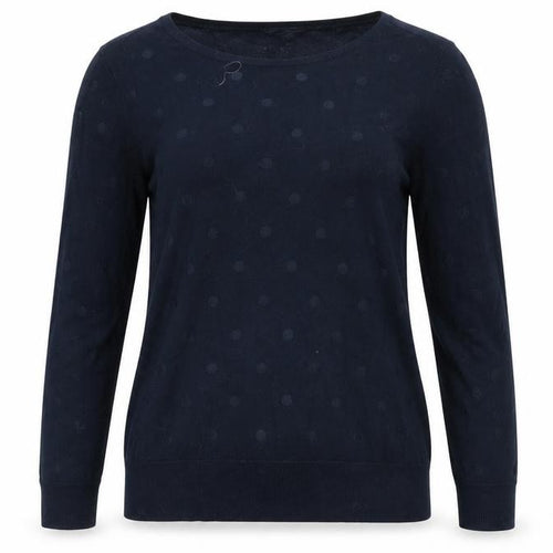 Jasper Conran Women’s Navy Blue Polka Dot Knit Jumper Size 14