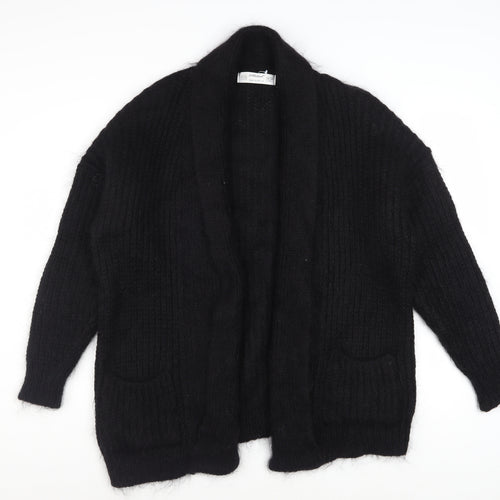 Marks and Spencer St Michael Women's Black Mohair Cardigan Size 8