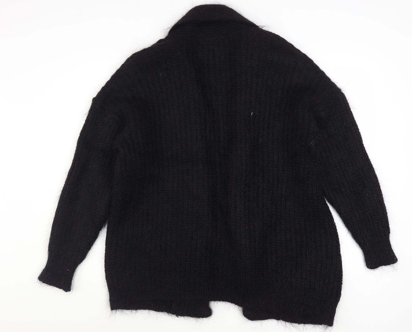 Marks and Spencer St Michael Women's Black Mohair Cardigan Size 8