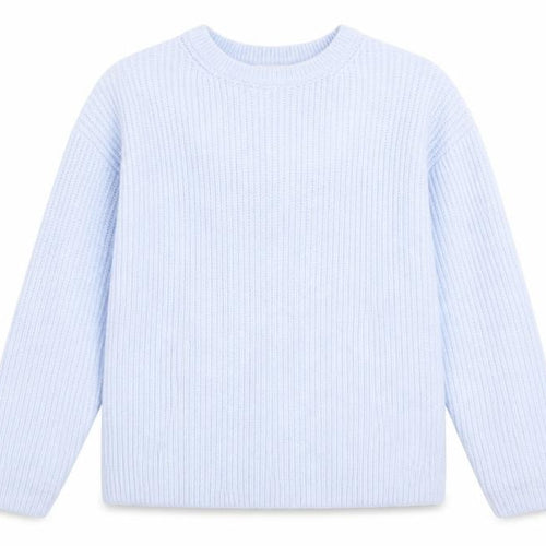Marks and Spencer Women Blue Knit Crew Neck Jumper Size S