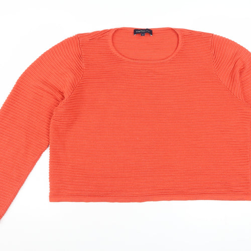 Marks and Spencer Women’s Orange Knit Pullover Jumper Size 18