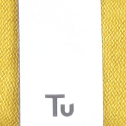 Tu Women’s Yellow Long Sleeve Crew Neck Cardigan Size 12 Knit