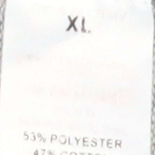 EASY Women's Grey Full Zip Knit Jumper XL Casual Lightweight