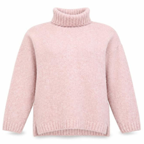 V by Very Women Pink Roll Neck Chunky Knit Jumper Size 12