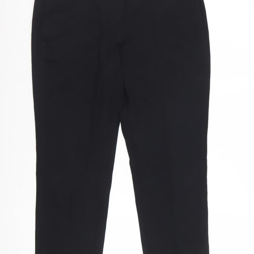 Marks and Spencer Women’s Black Size 12 Cropped Stretch Trousers