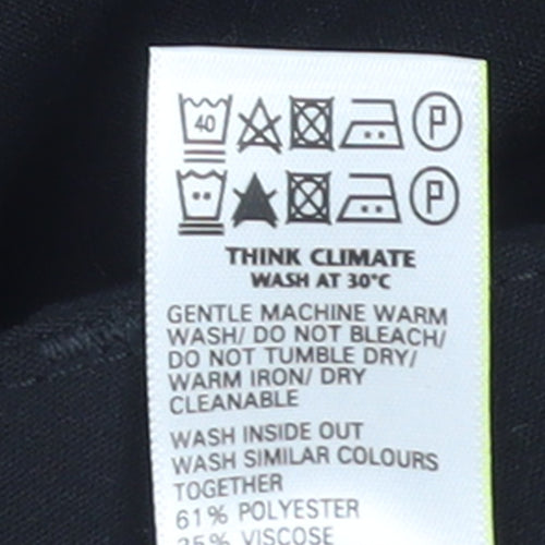 Marks and Spencer Women’s Black Size 12 Cropped Stretch Trousers