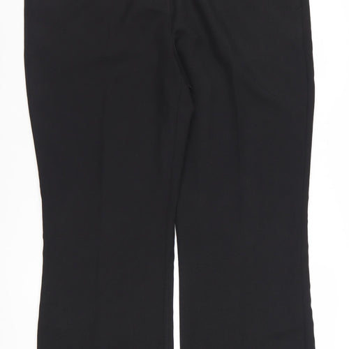Next Women’s Black 18L Tall Straight Leg Dress Pants Trousers