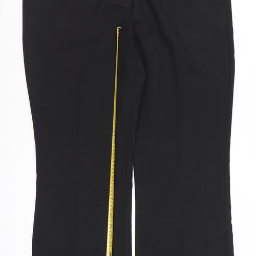 Next Women’s Black 18L Tall Straight Leg Dress Pants Trousers
