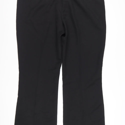 Next Women’s Black 18L Tall Straight Leg Dress Pants Trousers