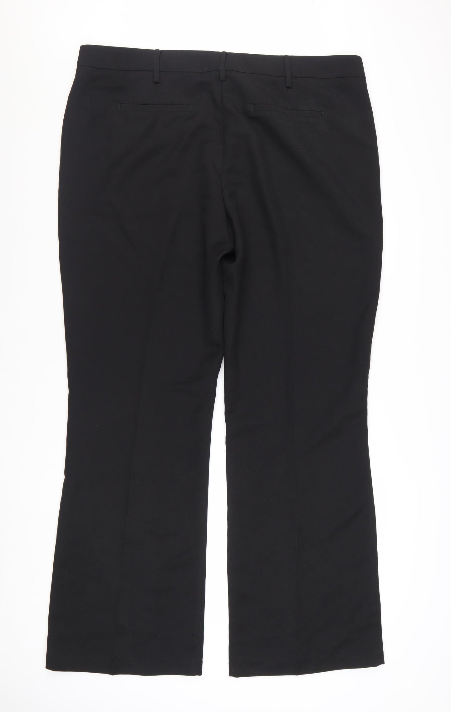 Next Women’s Black 18L Tall Straight Leg Dress Pants Trousers