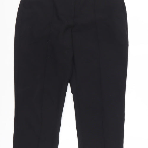 ASOS Women Black Size 6 Cropped Trousers Polyester Classic Style