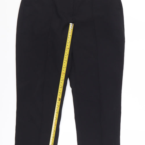 ASOS Women Black Size 6 Cropped Trousers Polyester Classic Style
