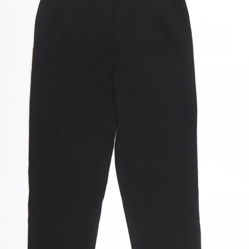 Miss Selfridge Women’s Black High Rise Slim Tapered Trousers Size 6