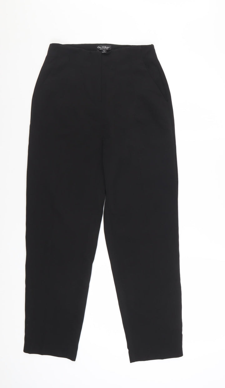 Miss Selfridge Women’s Black High Rise Slim Tapered Trousers Size 6