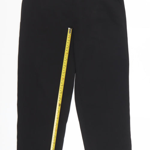 Miss Selfridge Women’s Black High Rise Slim Tapered Trousers Size 6
