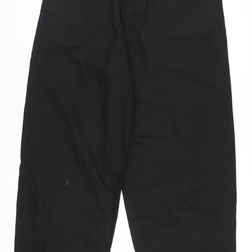 ASOS Design Men's Black Chino Trousers 36W 34L Cotton Blend