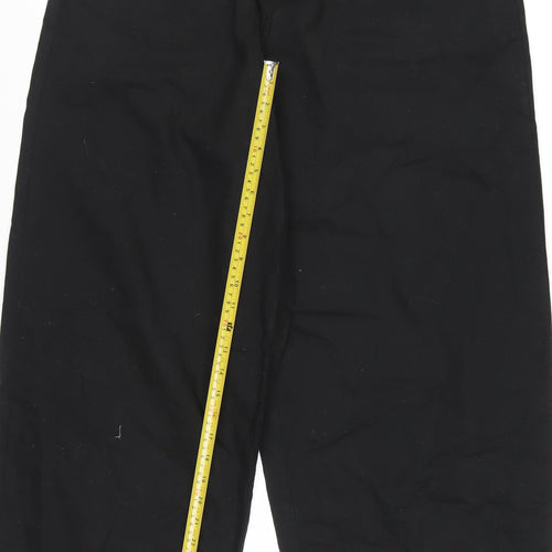 ASOS Design Men's Black Chino Trousers 36W 34L Cotton Blend