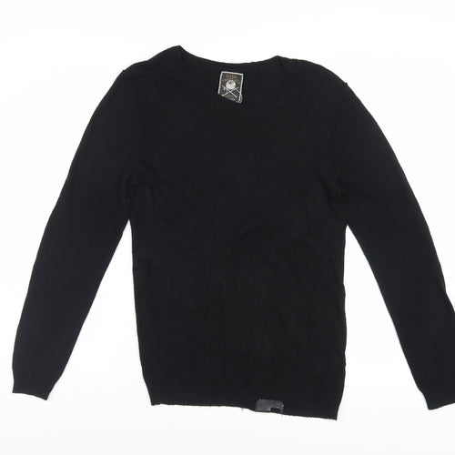Diesel Men's Black Crew Neck Pullover Jumper Size S