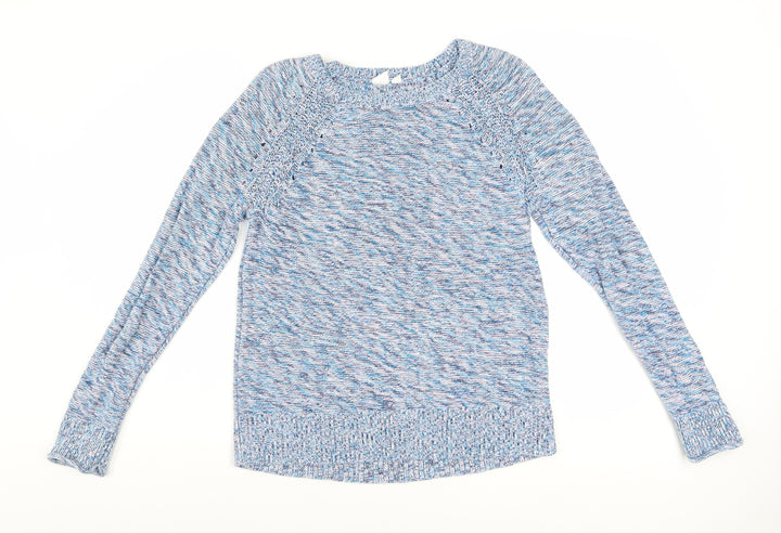 GAP Women’s Multicoloured Cotton Crew Neck Jumper Size M