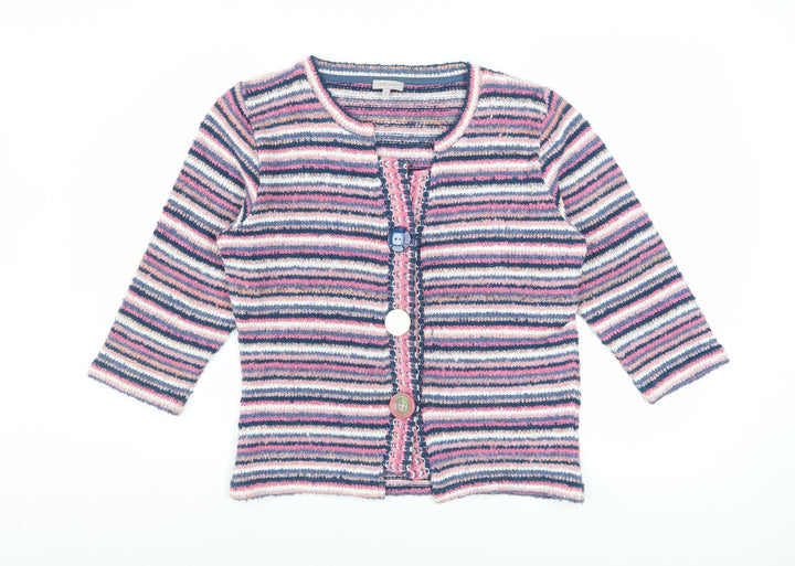 Marks and Spencer Per Una Women’s Multicoloured Striped Cardigan Size 16