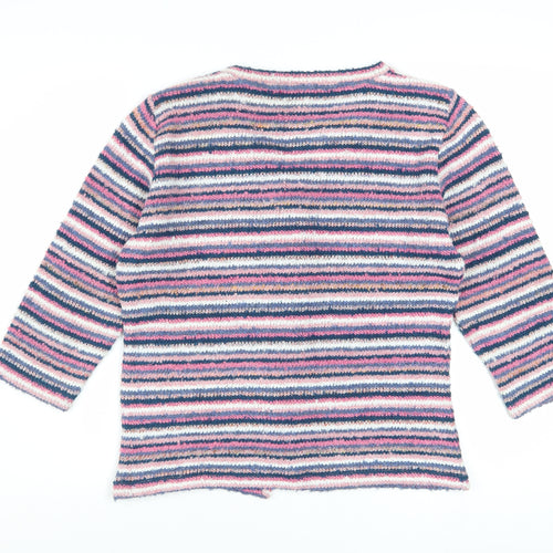 Marks and Spencer Per Una Women’s Multicoloured Striped Cardigan Size 16