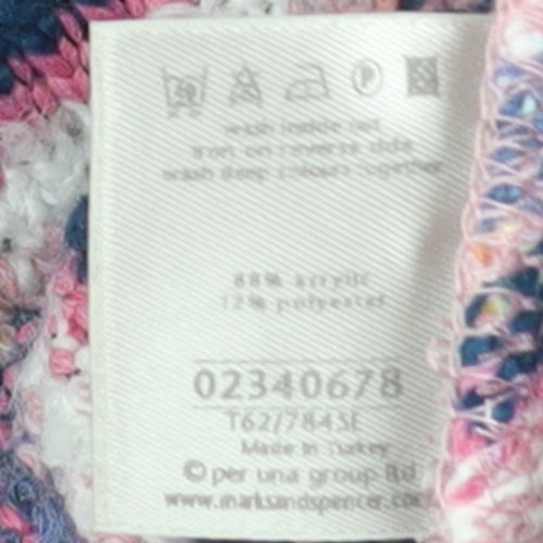 Marks and Spencer Per Una Women’s Multicoloured Striped Cardigan Size 16
