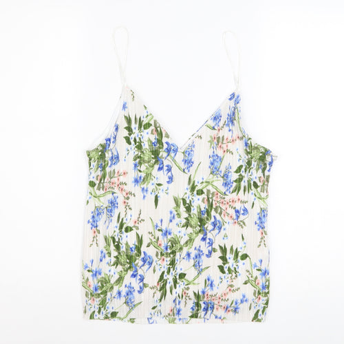 New Look Women's Multicoloured Floral V-Neck Camisole Top Size 12