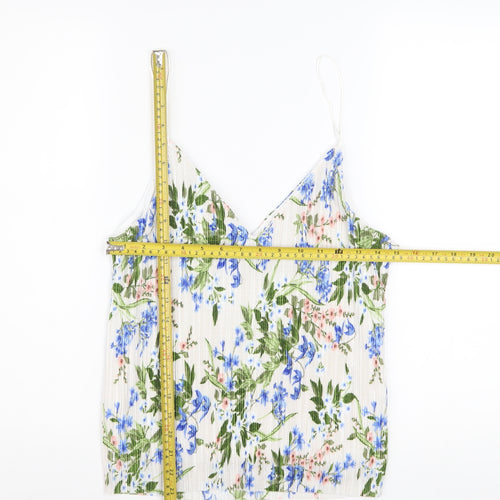 New Look Women's Multicoloured Floral V-Neck Camisole Top Size 12