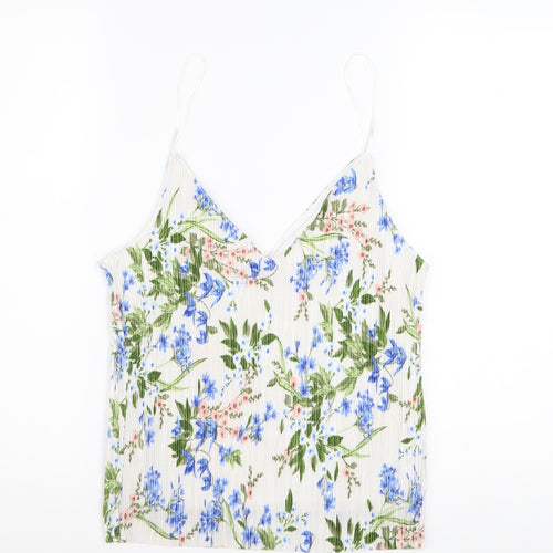 New Look Women's Multicoloured Floral V-Neck Camisole Top Size 12