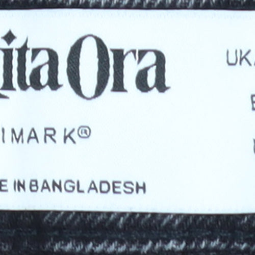 Rita Ora x Primark Women’s Black Studded Straight Jeans Size 20