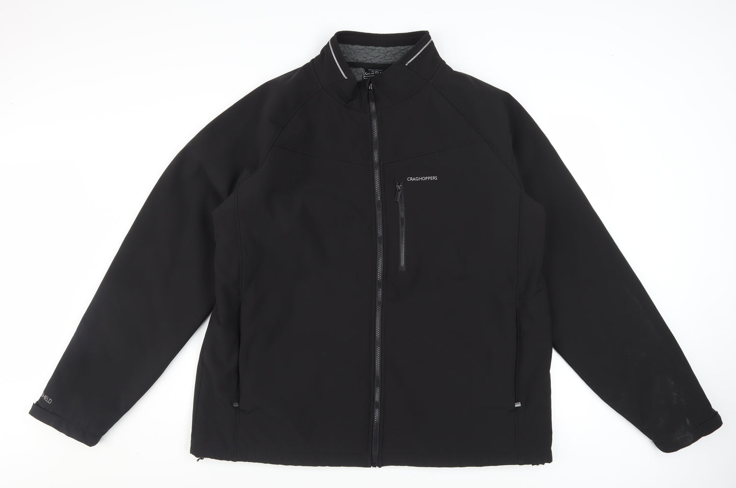 Craghoppers Men’s Black 2XL Softshell Jacket Windproof Water Resistant