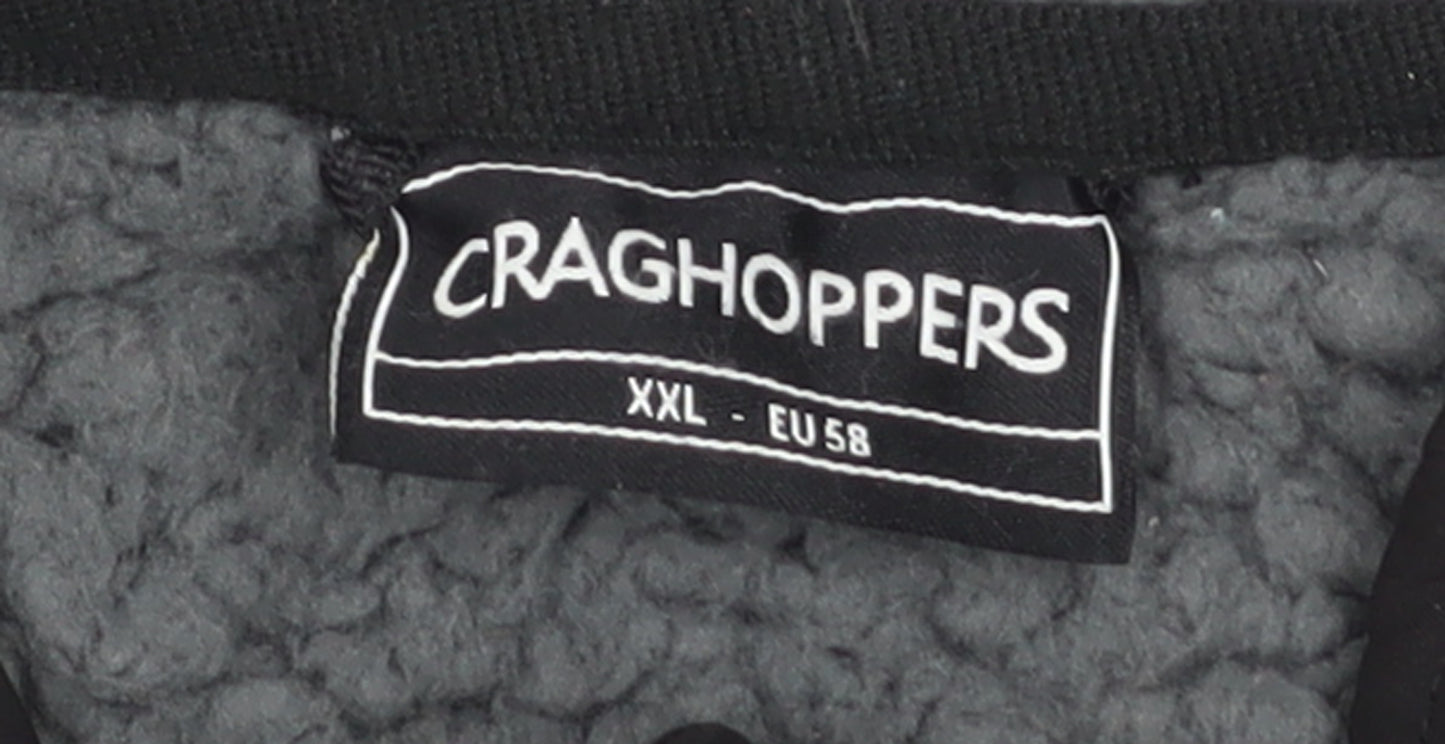 Craghoppers Men’s Black 2XL Softshell Jacket Windproof Water Resistant