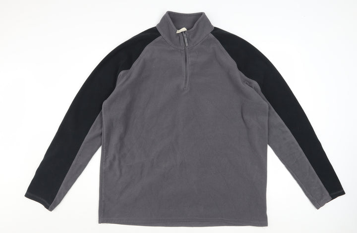Mountain Warehouse Men’s Grey Fleece 1/4 Zip Sweatshirt 2XL