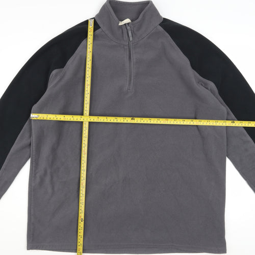 Mountain Warehouse Men’s Grey Fleece 1/4 Zip Sweatshirt 2XL