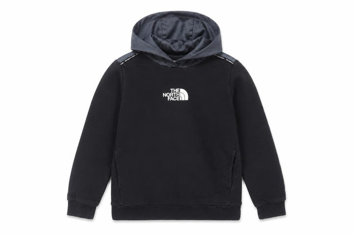 The North Face Boys Black Pullover Hoodie L Cotton Blend Warm Top